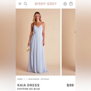 blue birdy grey bridesmaid dress. Size small. Brand new with tags